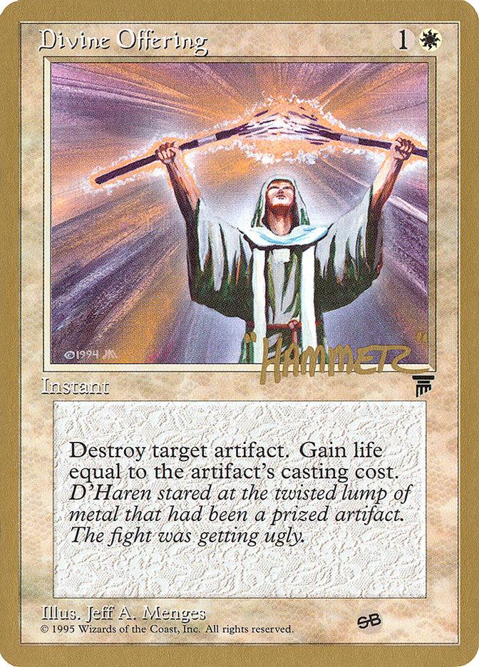 Divine Offering (Shawn "Hammer" Regnier) (SB) [Pro Tour Collector Set] - Trinity Hobby