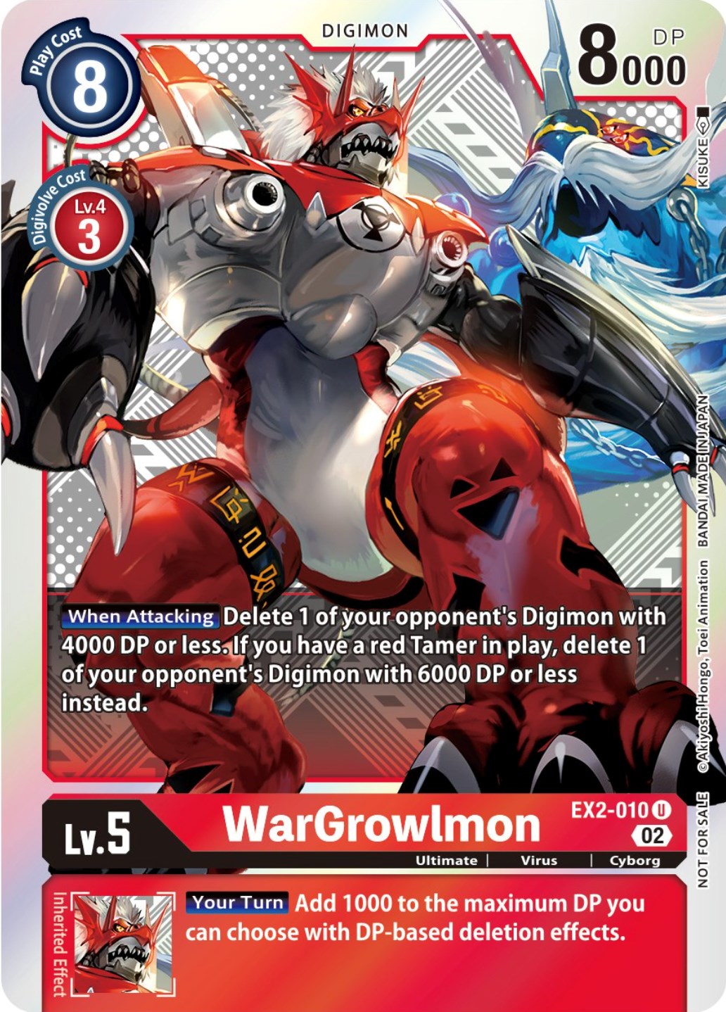 WarGrowlmon [EX2-010] (Xros Encounter Pre-Release) [Digital Hazard Promos] - Trinity Hobby