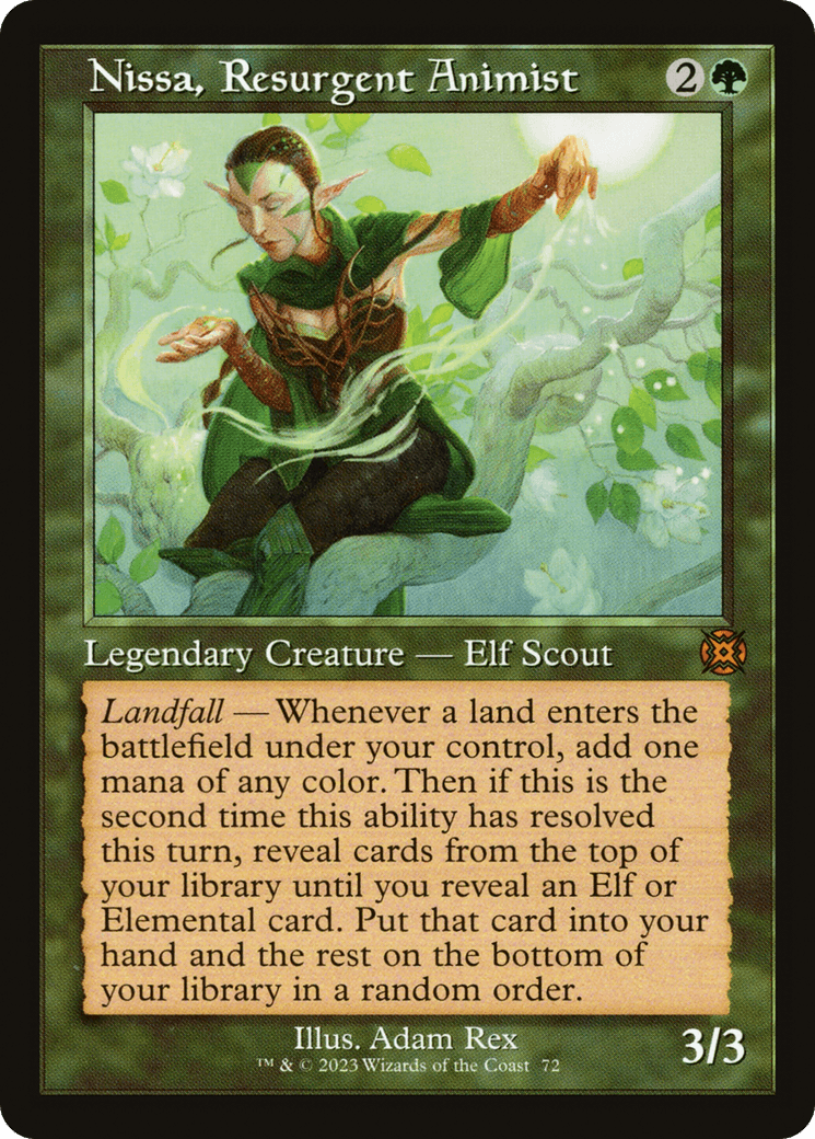 Nissa, Resurgent Animist (Retro) [March of the Machine: The Aftermath] - Trinity Hobby