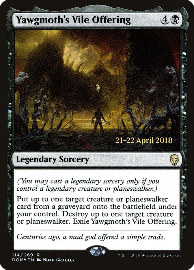 Yawgmoth's Vile Offering [Dominaria Prerelease Promos] - Trinity Hobby