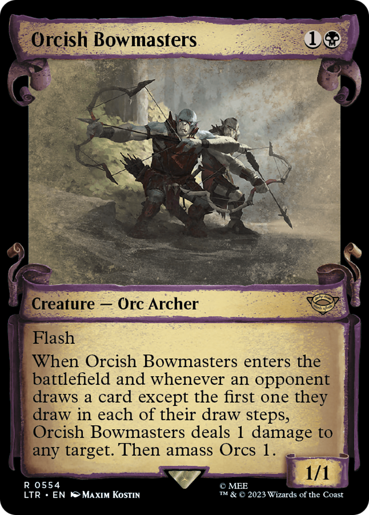 Orcish Bowmasters [The Lord of the Rings: Tales of Middle-Earth Showcase Scrolls] - Trinity Hobby