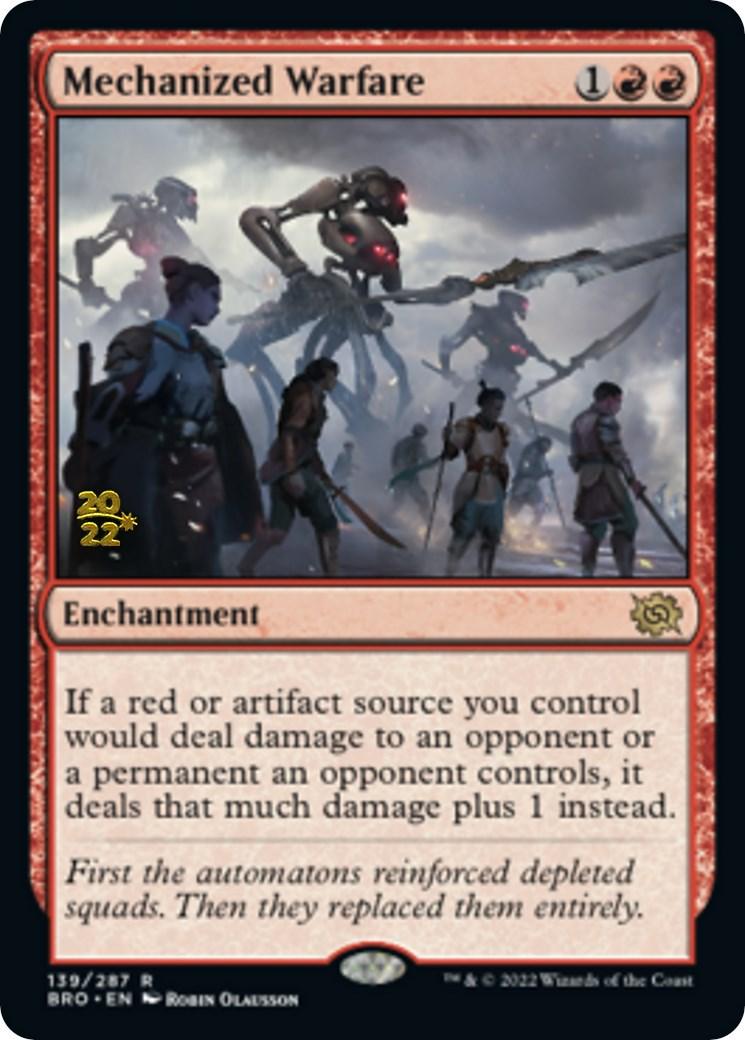 Mechanized Warfare [The Brothers' War Prerelease Promos] - Trinity Hobby