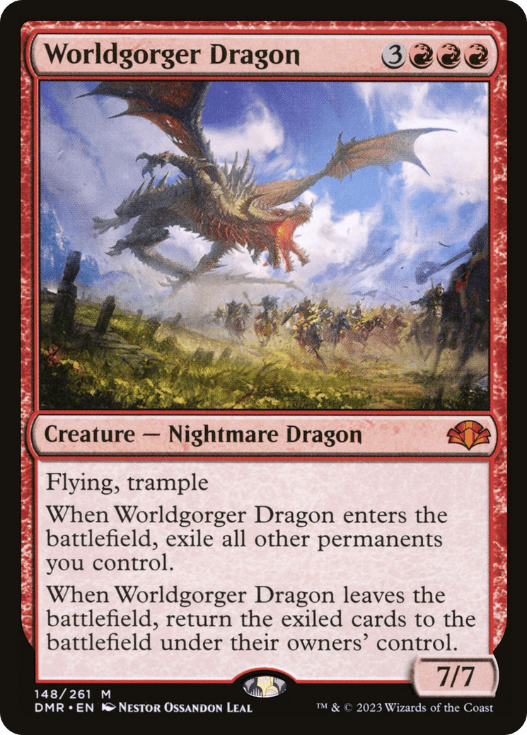 Worldgorger Dragon [Dominaria Remastered] - Trinity Hobby