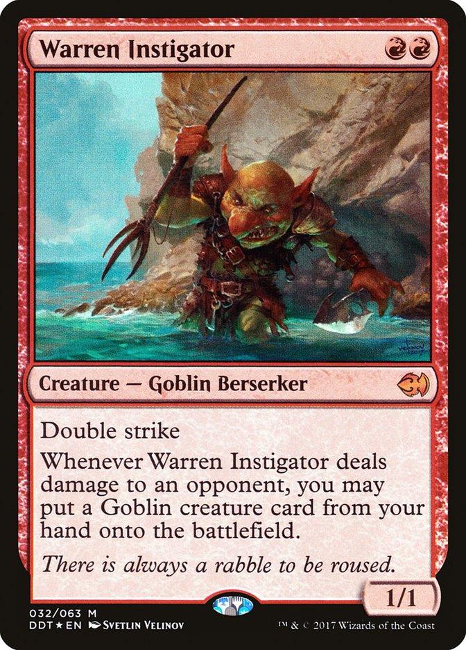 Warren Instigator [Duel Decks: Merfolk vs. Goblins] - Trinity Hobby
