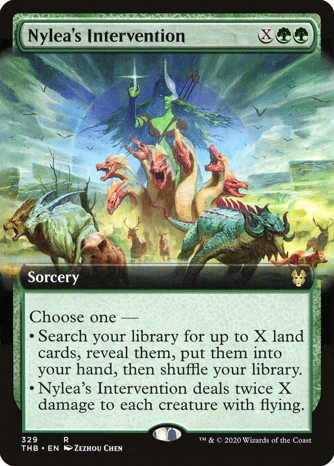 Nylea's Intervention (Extended Art) [Theros Beyond Death] - Trinity Hobby