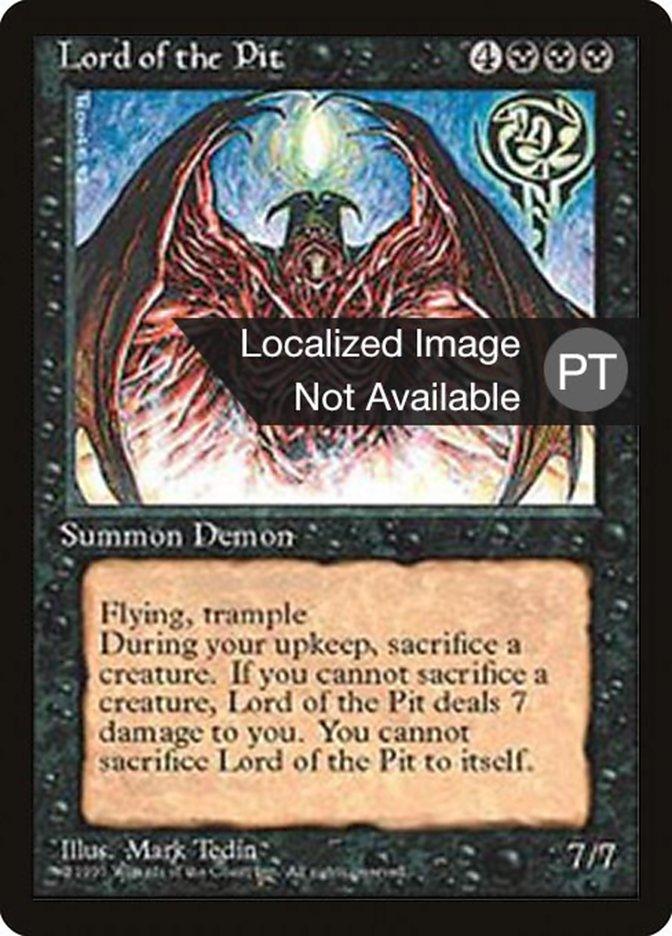 Lord of the Pit [Fourth Edition (Foreign Black Border)] - Trinity Hobby