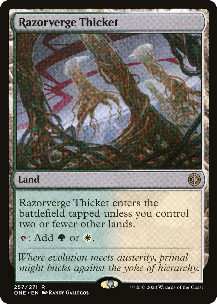Razorverge Thicket [Phyrexia: All Will Be One] - Trinity Hobby