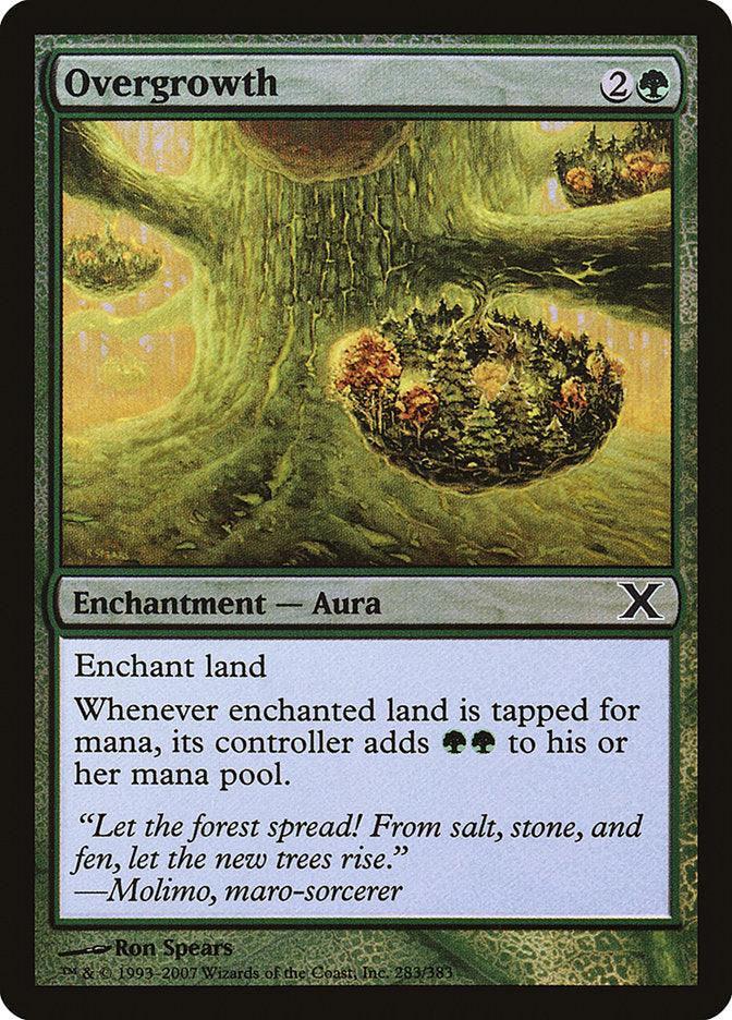 Overgrowth (Premium Foil) [Tenth Edition] - Trinity Hobby