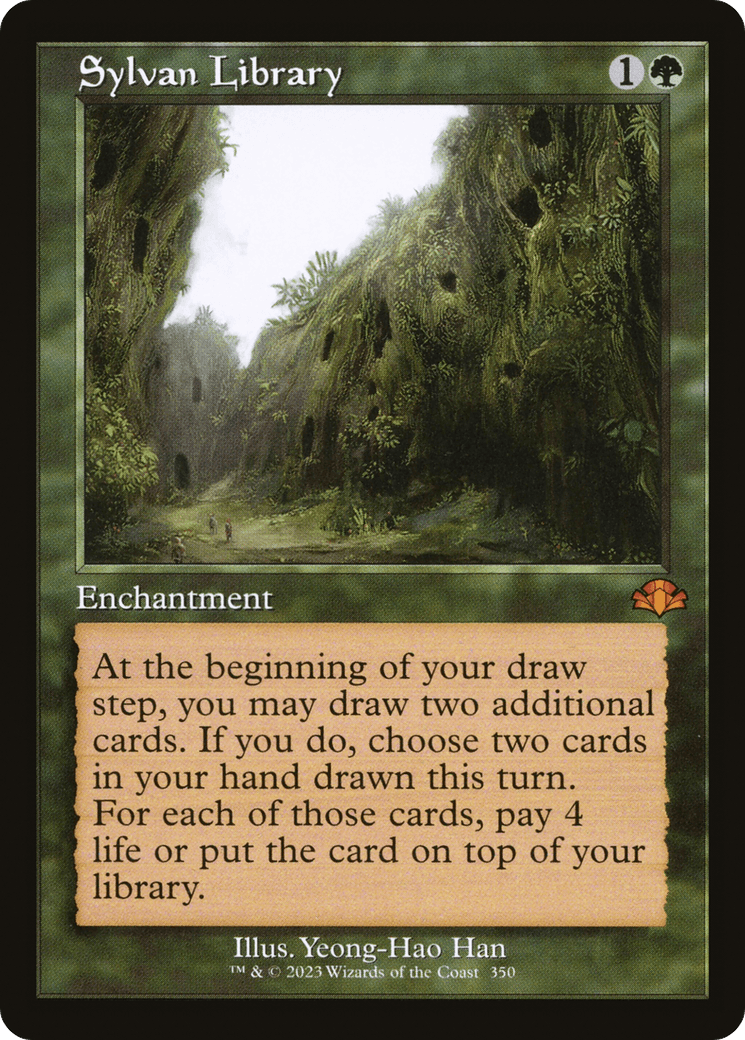 Sylvan Library (Retro) [Dominaria Remastered] - Trinity Hobby