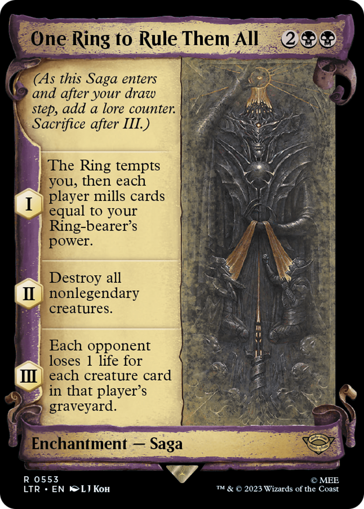 One Ring to Rule Them All [The Lord of the Rings: Tales of Middle-Earth Showcase Scrolls] - Trinity Hobby