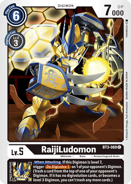 RaijiLudomon [BT3-069] [Release Special Booster Ver.1.5] - Trinity Hobby