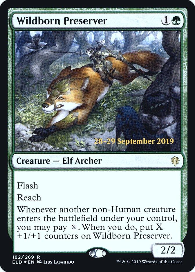 Wildborn Preserver [Throne of Eldraine Prerelease Promos] - Trinity Hobby