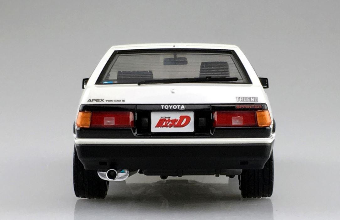 Aoshima 1/24 Initial D Toyota Fujiwara Takumi AE86 Trueno Project-D Ver. - Trinity Hobby