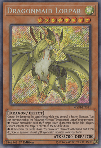 Dragonmaid Lorpar [MYFI-EN021] Secret Rare - Trinity Hobby
