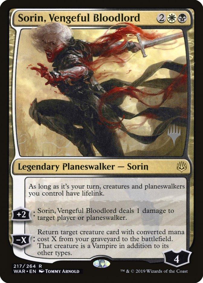 Sorin, Vengeful Bloodlord (Promo Pack) [War of the Spark Promos] - Trinity Hobby