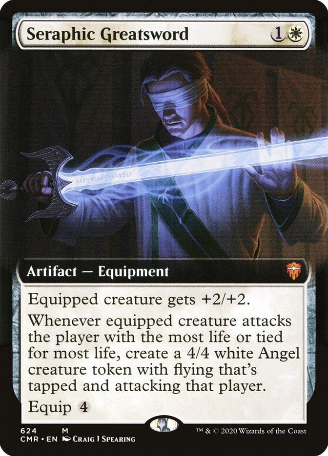 Seraphic Greatsword (Extended Art) [Commander Legends] - Trinity Hobby