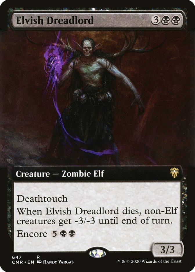 Elvish Dreadlord (Extended Art) [Commander Legends] - Trinity Hobby