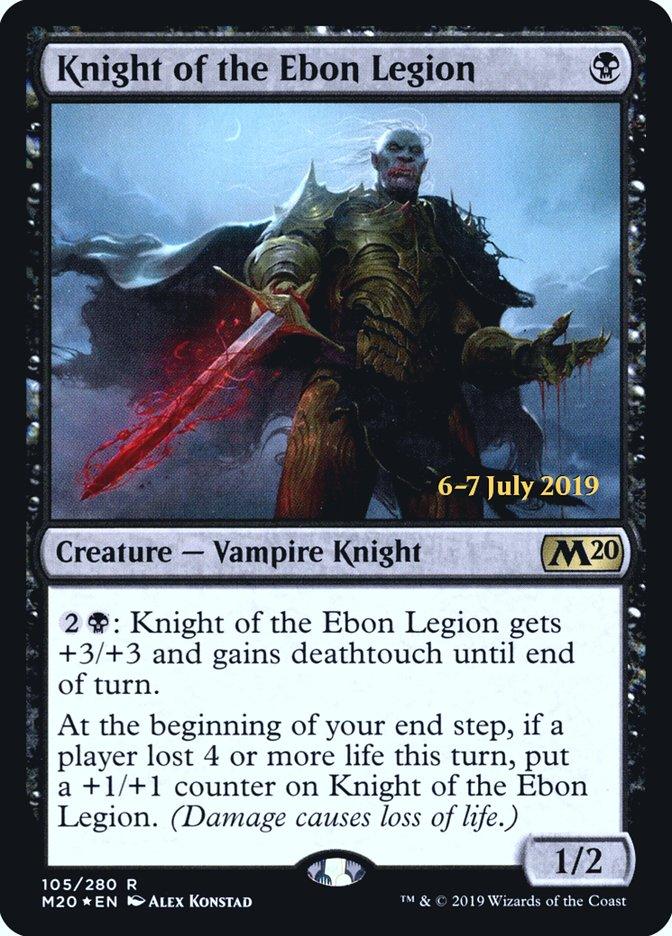 Knight of the Ebon Legion [Core Set 2020 Prerelease Promos] - Trinity Hobby