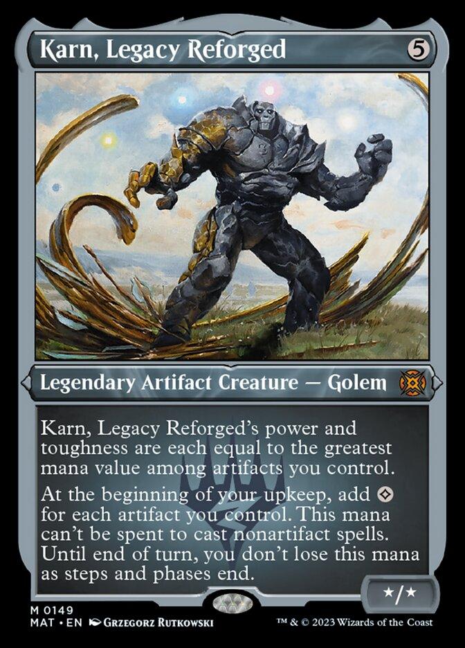 Karn, Legacy Reforged (Foil Etched) [March of the Machine: The Aftermath] - Trinity Hobby