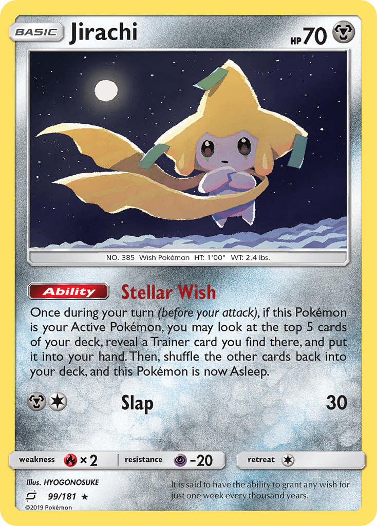 Jirachi (99/181) [Sun & Moon: Team Up] - Trinity Hobby