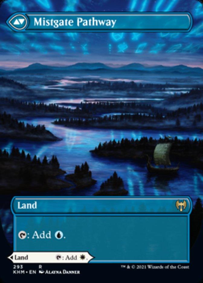 Hengegate Pathway // Mistgate Pathway (Borderless Alternate Art) [Kaldheim] - Trinity Hobby