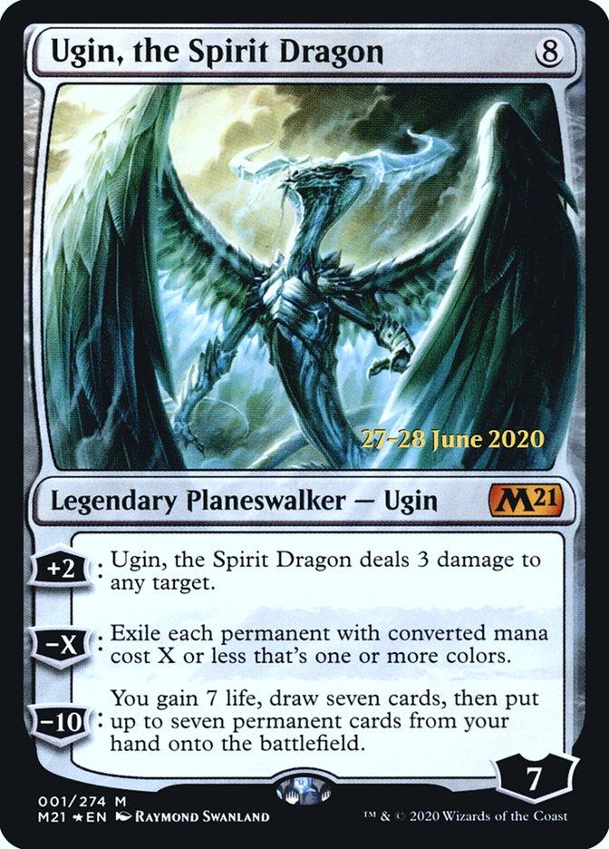 Ugin, the Spirit Dragon [Core Set 2021 Prerelease Promos] - Trinity Hobby