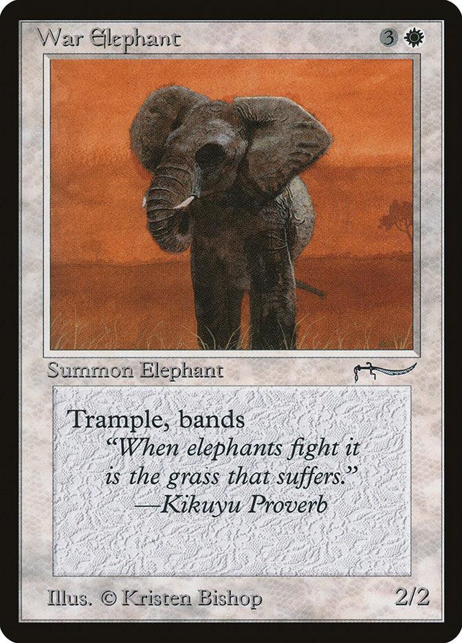 War Elephant (Dark Mana Cost) [Arabian Nights] - Trinity Hobby