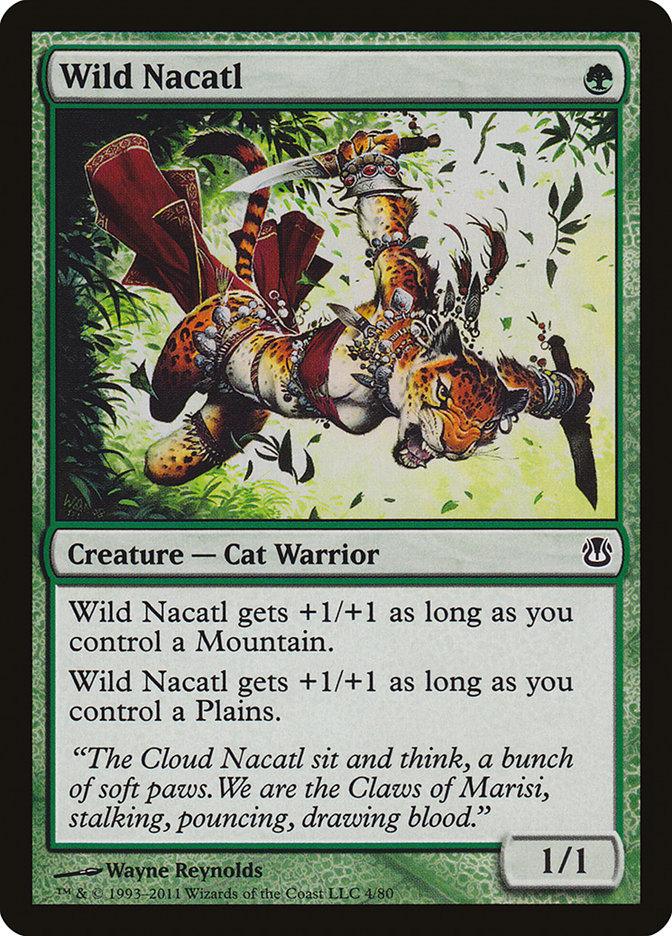 Wild Nacatl [Duel Decks: Ajani vs. Nicol Bolas] - Trinity Hobby