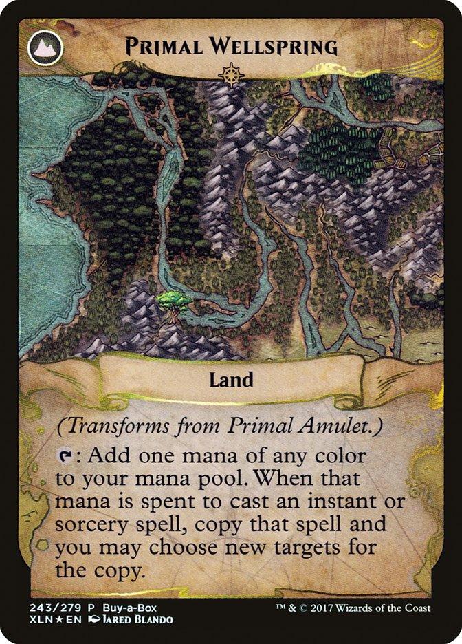 Primal Amulet // Primal Wellspring (Buy-A-Box) [Ixalan Treasure Chest] - Trinity Hobby