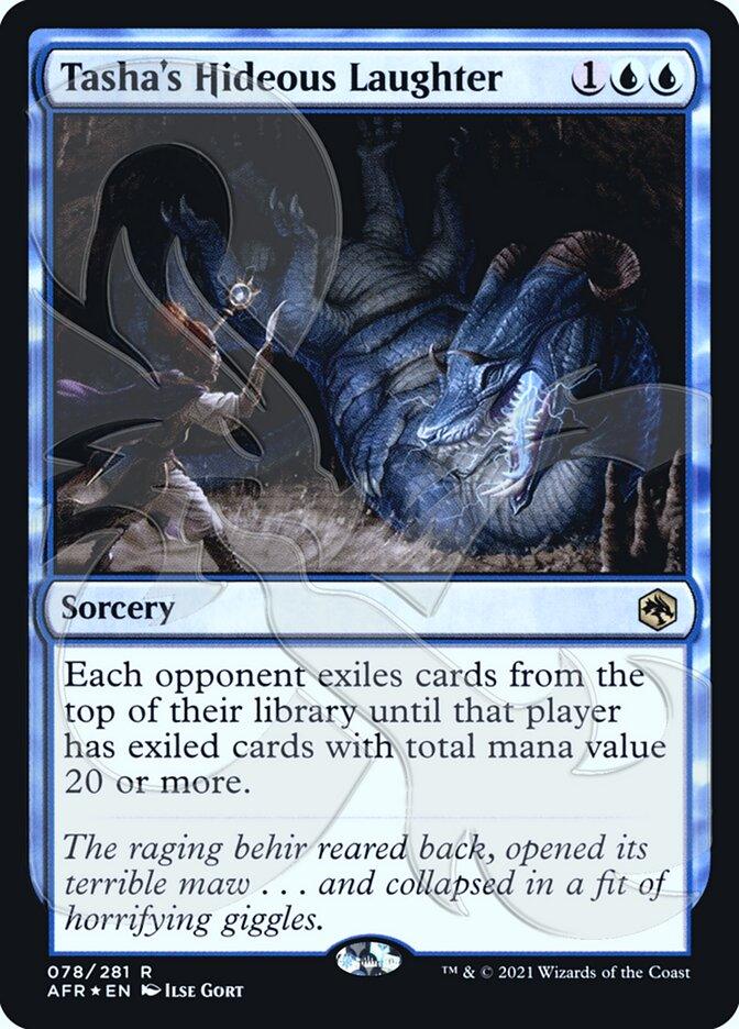 Tasha's Hideous Laughter (Ampersand Promo) [Dungeons & Dragons: Adventures in the Forgotten Realms Promos] - Trinity Hobby