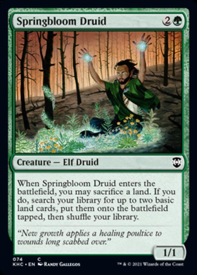 Springbloom Druid [Kaldheim Commander] - Trinity Hobby