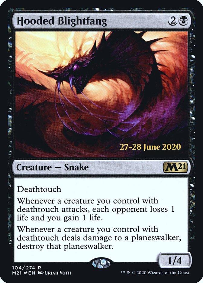 Hooded Blightfang [Core Set 2021 Prerelease Promos] - Trinity Hobby