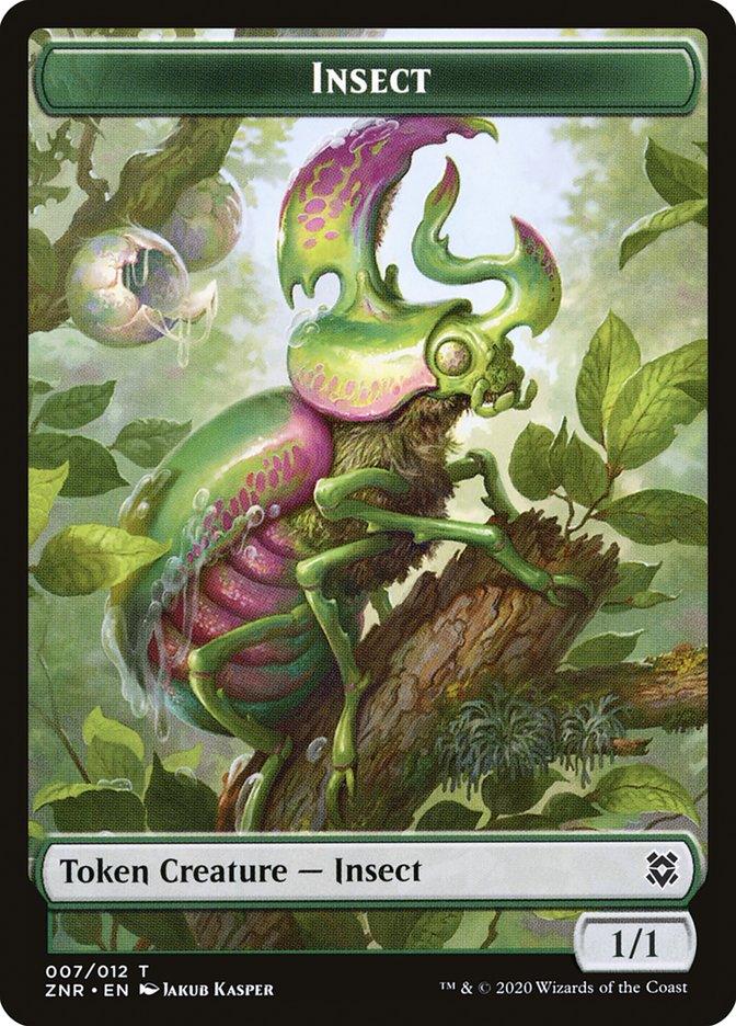 Cat // Insect Double-Sided Token [Zendikar Rising Tokens] - Trinity Hobby