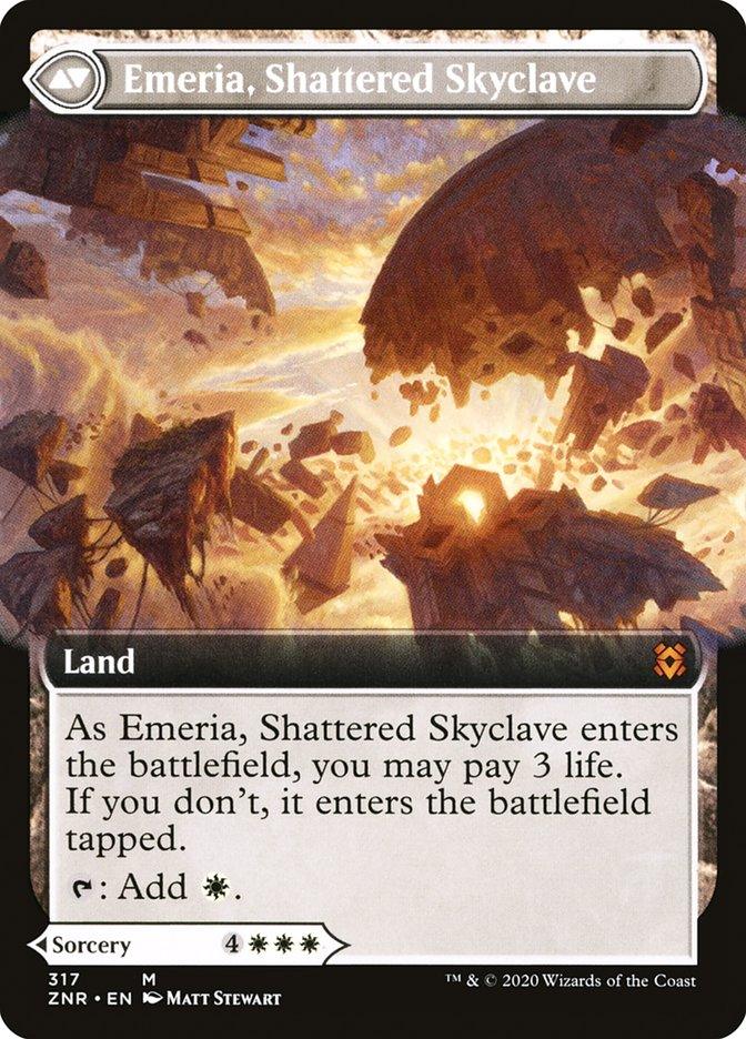 Emeria's Call // Emeria, Shattered Skyclave (Extended Art) [Zendikar Rising] - Trinity Hobby