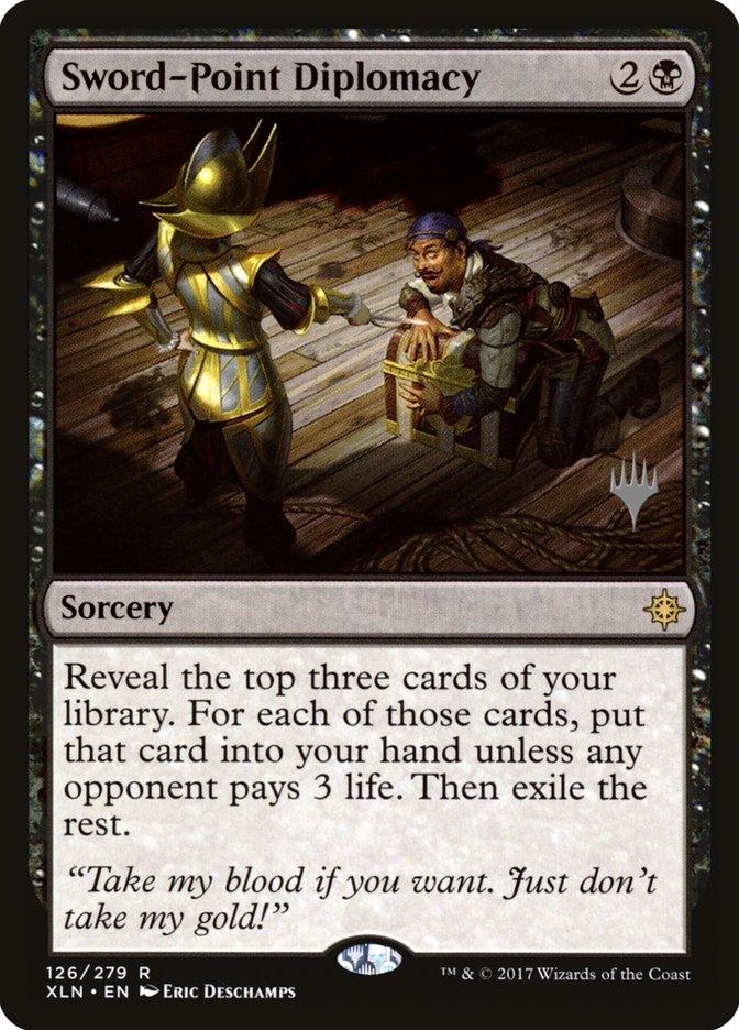Sword-Point Diplomacy (Promo Pack) [Ixalan Promos] - Trinity Hobby