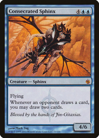 Consecrated Sphinx [Mirrodin Besieged] - Trinity Hobby