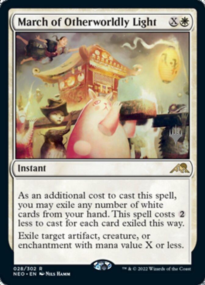 March of Otherworldly Light (Promo Pack) [Kamigawa: Neon Dynasty Promos] - Trinity Hobby