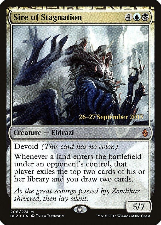 Sire of Stagnation [Battle for Zendikar Prerelease Promos] - Trinity Hobby