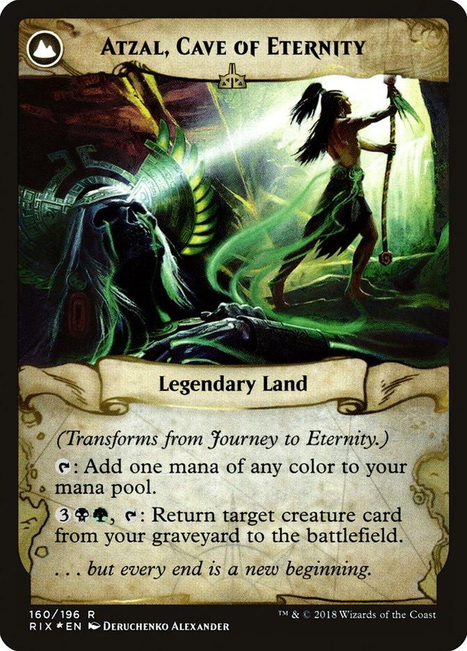 Journey to Eternity // Atzal, Cave of Eternity [Rivals of Ixalan Prerelease Promos] - Trinity Hobby