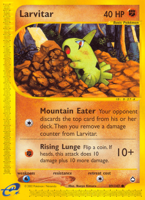 Larvitar (89/147) [Aquapolis] - Trinity Hobby