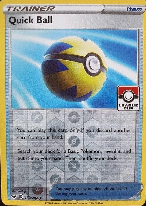 Quick Ball (179/202) (League Promo) [Sword & Shield: Base Set] - Trinity Hobby