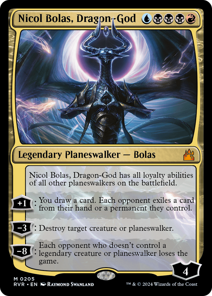 Nicol Bolas, Dragon-God [Ravnica Remastered] - Trinity Hobby