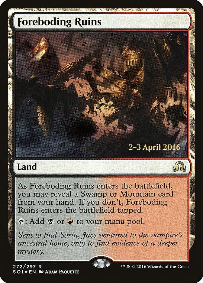 Foreboding Ruins [Shadows over Innistrad Prerelease Promos] - Trinity Hobby