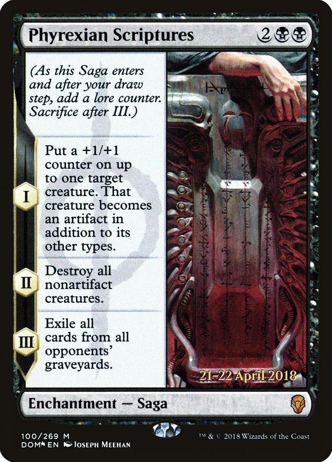 Phyrexian Scriptures [Dominaria Prerelease Promos] - Trinity Hobby