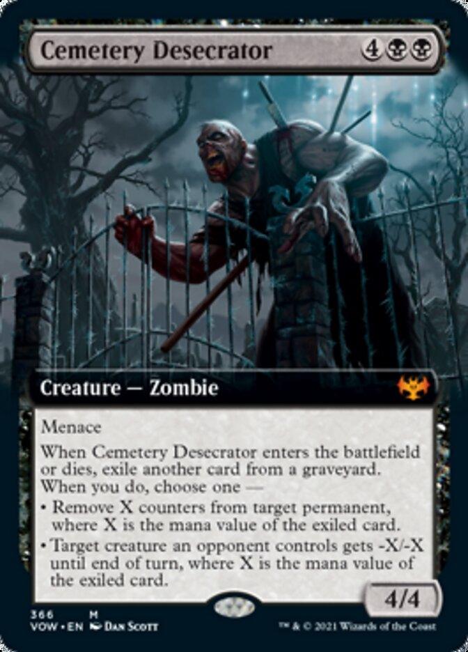Cemetery Desecrator (Extended Art) [Innistrad: Crimson Vow] - Trinity Hobby