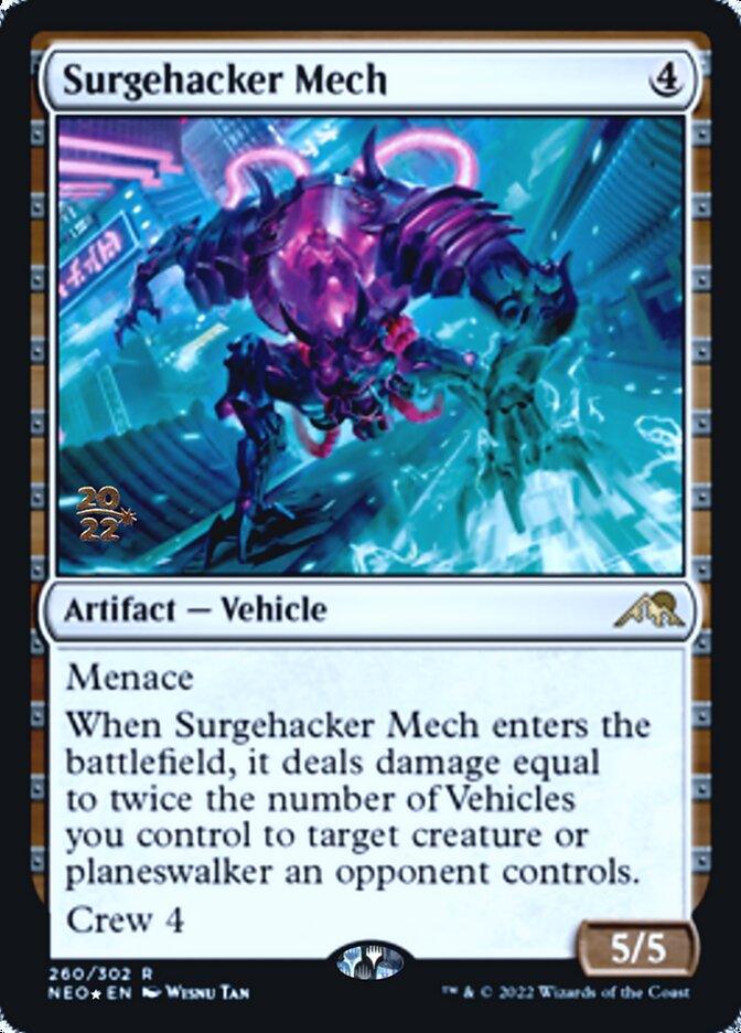 Surgehacker Mech [Kamigawa: Neon Dynasty Prerelease Promos] - Trinity Hobby