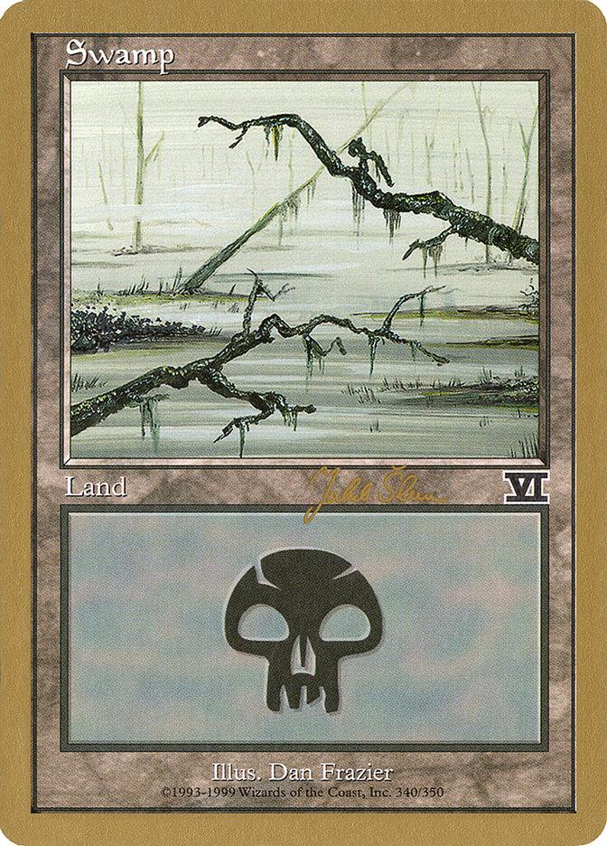 Swamp (js340b) (Jakub Slemr) [World Championship Decks 1999] - Trinity Hobby