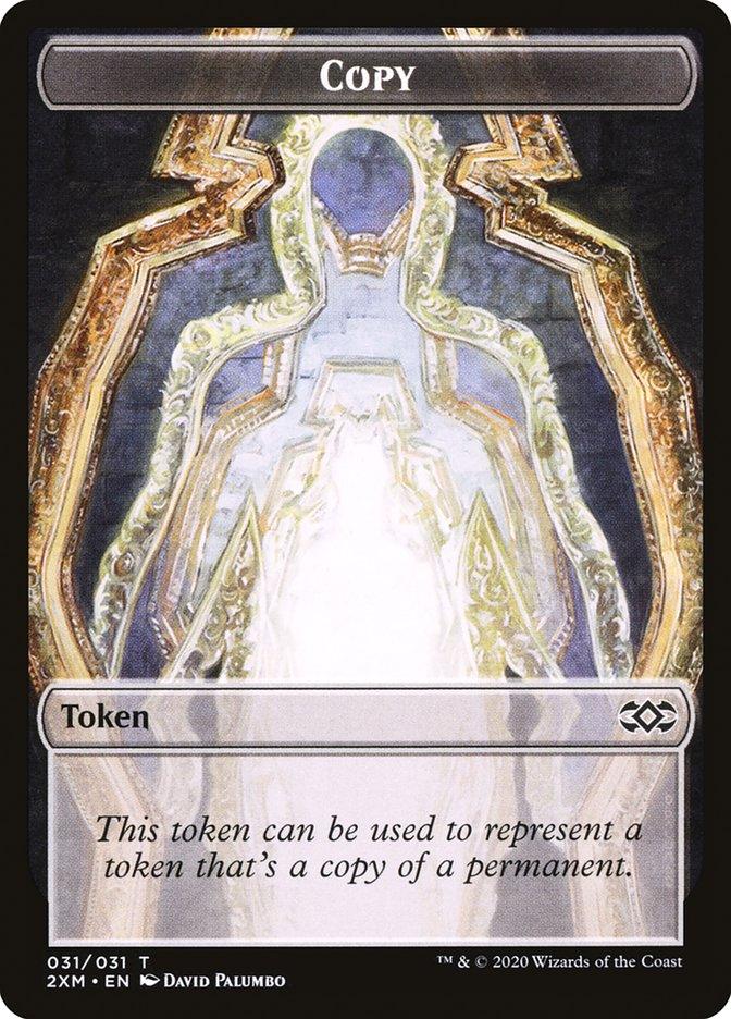 Cat // Copy Double-Sided Token [Double Masters Tokens] - Trinity Hobby