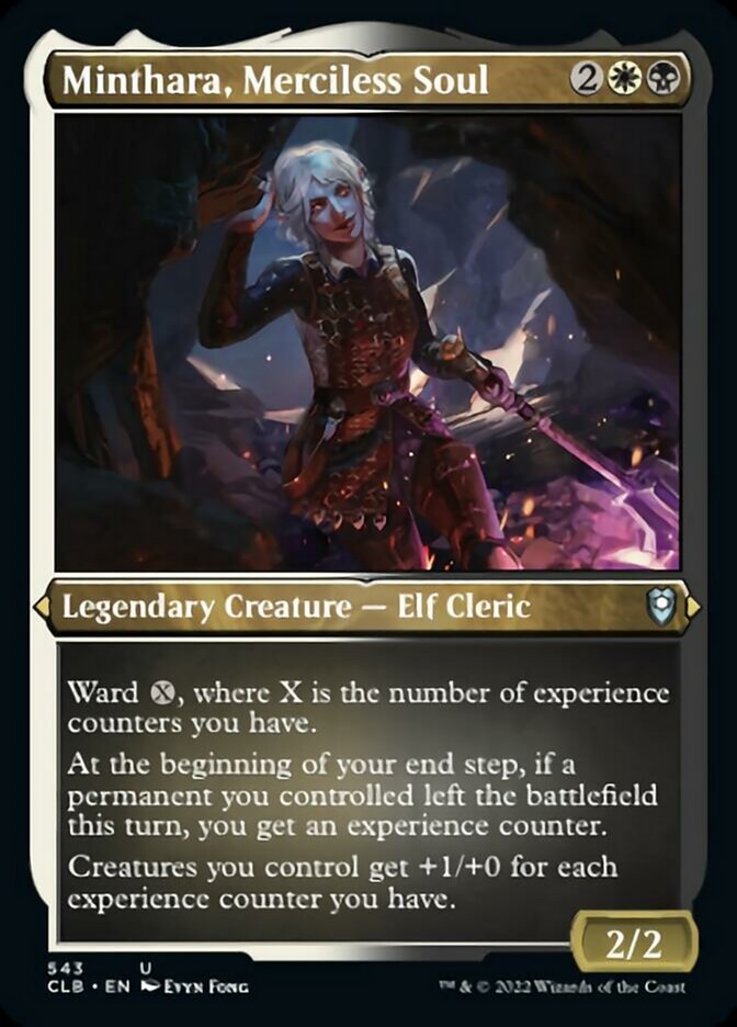 Minthara, Merciless Soul (Foil Etched) [Commander Legends: Battle for Baldur's Gate] - Trinity Hobby