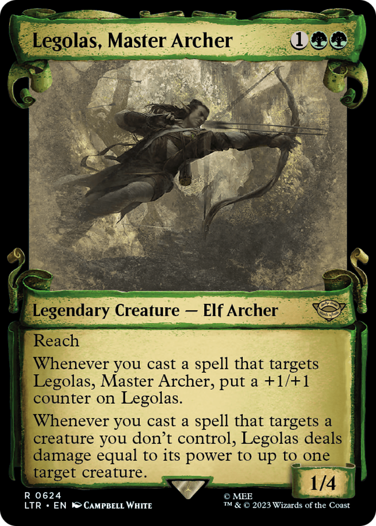 Legolas, Master Archer [The Lord of the Rings: Tales of Middle-Earth Showcase Scrolls] - Trinity Hobby